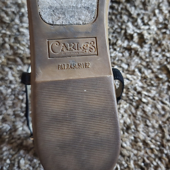 Carlos Santana Size 9 feather sandals - Picture 5 of 5